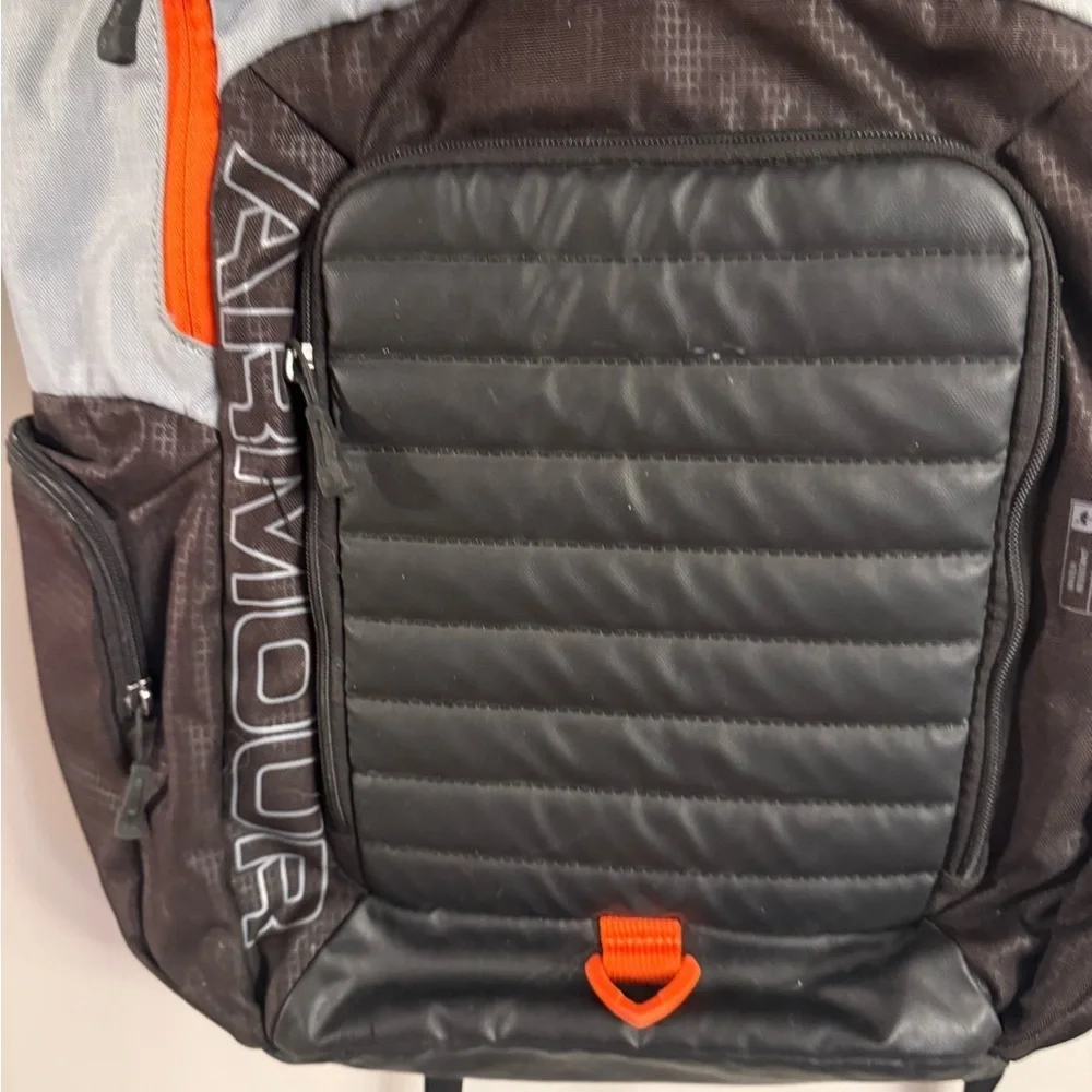 Under Armour Black and Orange Men's Backpack